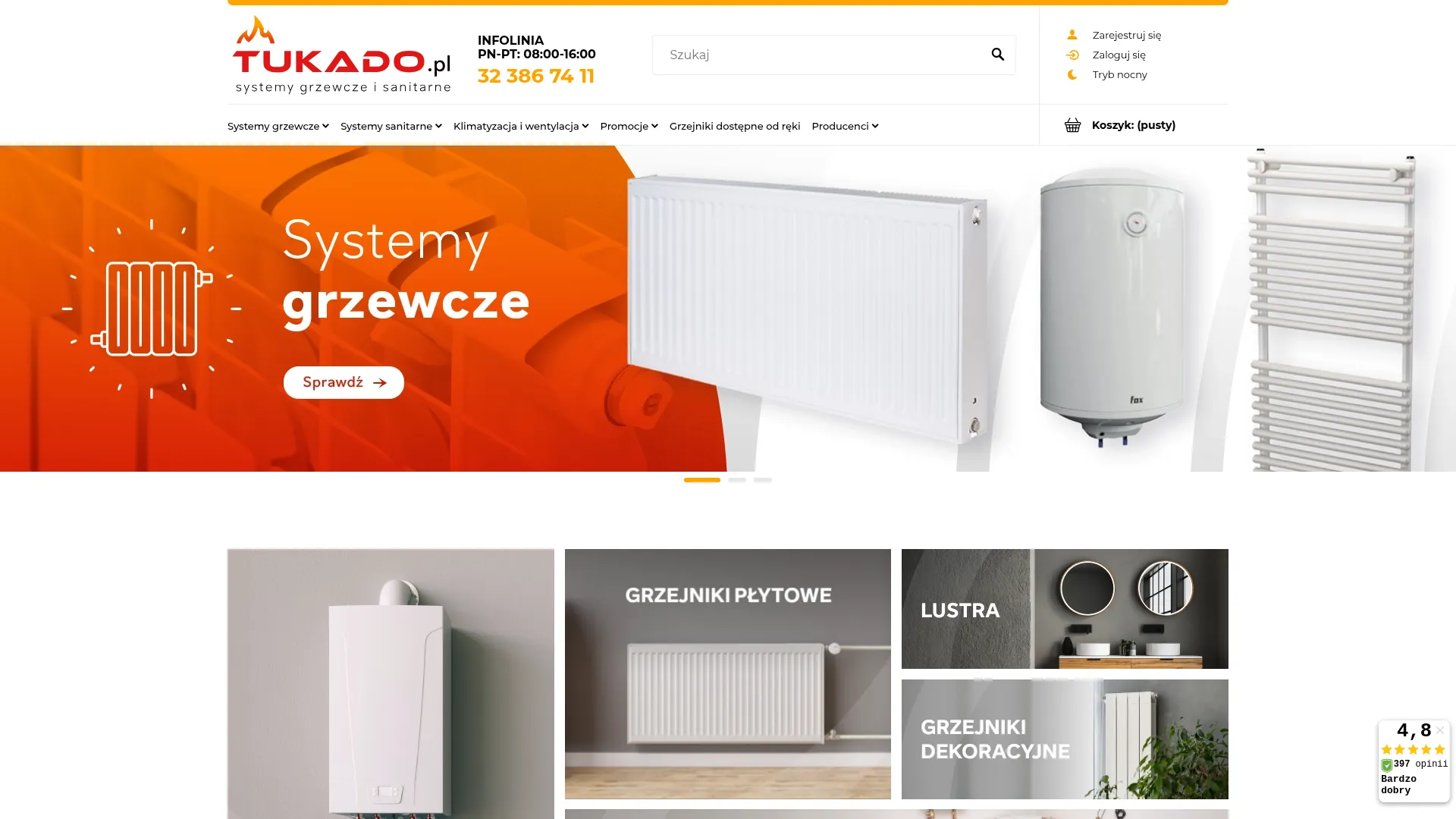 Zrzut ekranu strony