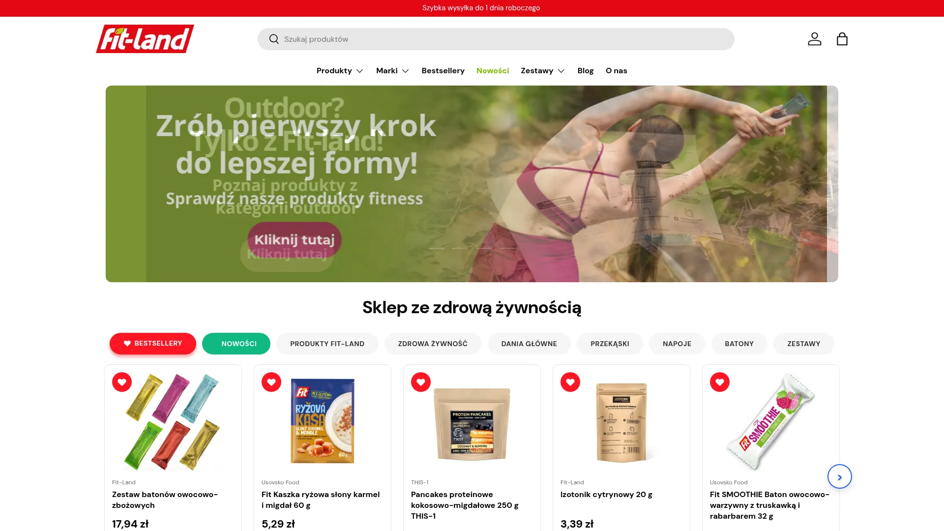 Zrzut ekranu strony
