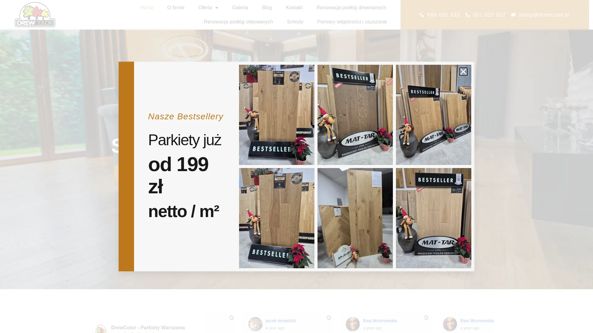 Zrzut ekranu strony