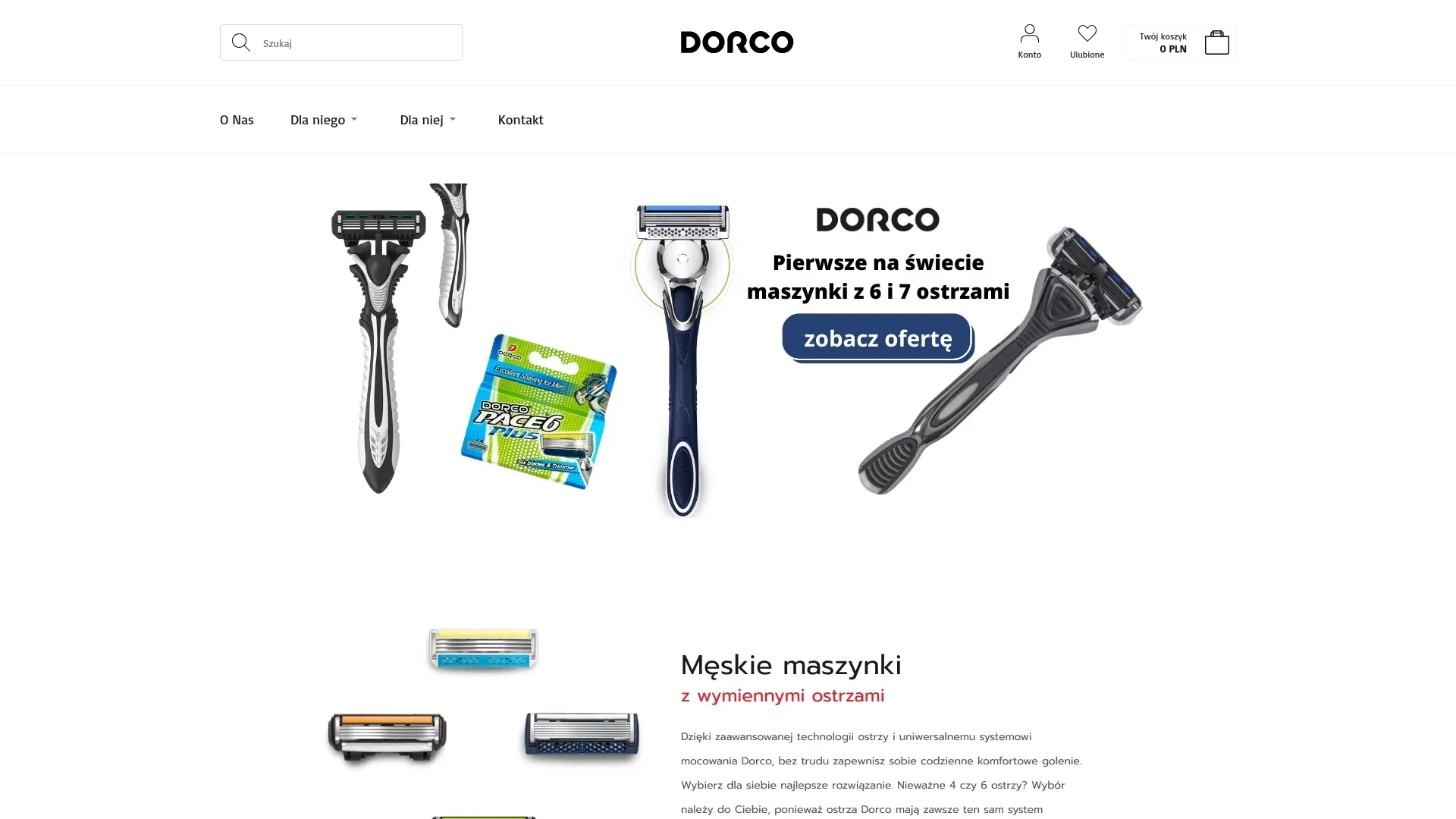 Zrzut ekranu strony